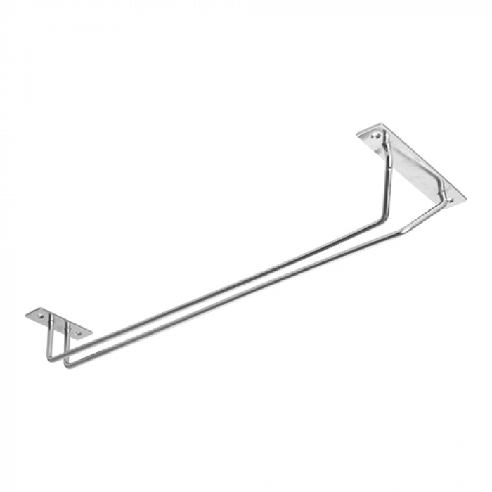 Grille à verre inox - fixation plafond 48 cm